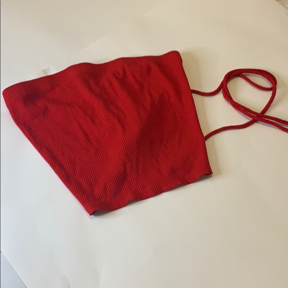 ✨5x$25✨Red Corset Crop Top